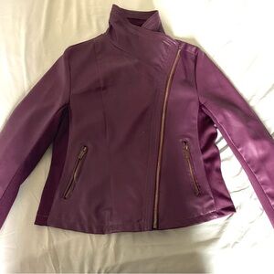 Therapy Women's Deep Purple Leather Jacket